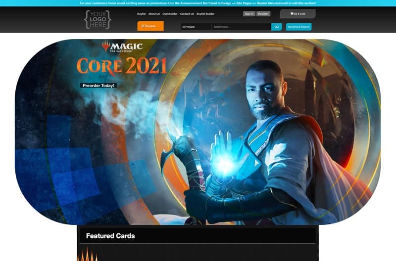 Core Set 2021 - tcg promo page