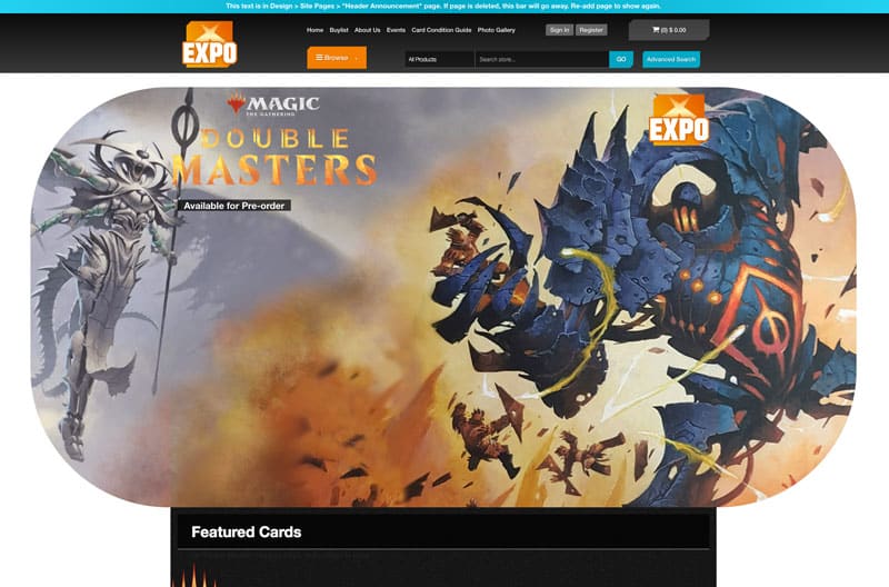 magic - double masters - landing page