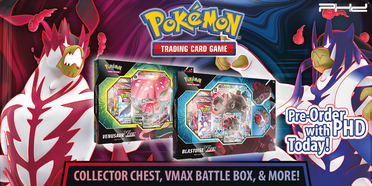 Pokemon Venusaur & Blastoise VMAX Battle Box and More