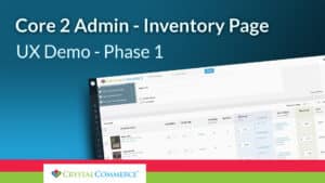 core 2 inventory page - ux demo 1