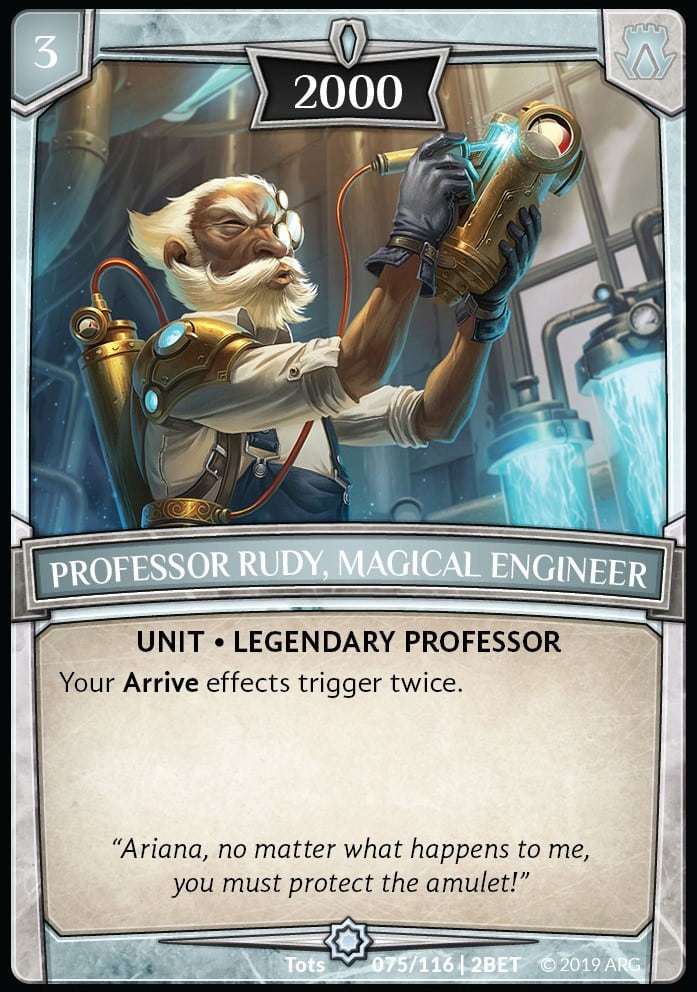 Professor Rudy, Magical Engineer
